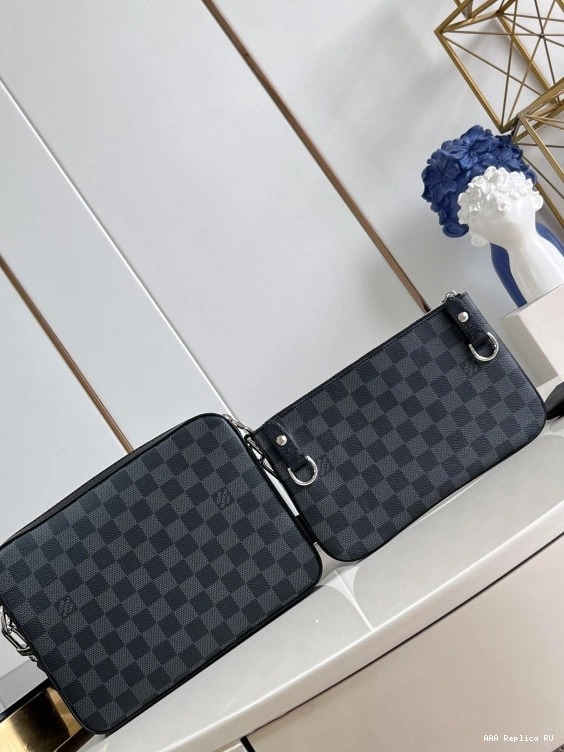 Aaa replica bags TRIO MESSENGER LOUIS VUITTON 0713